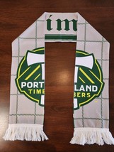 Portland Timbers Soccer Scarf Addidas MLS One Size White Fringe - £12.91 GBP