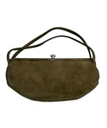 Vintage Adrienne Handbag Olive Green W Coin Purse Read Description - $15.84