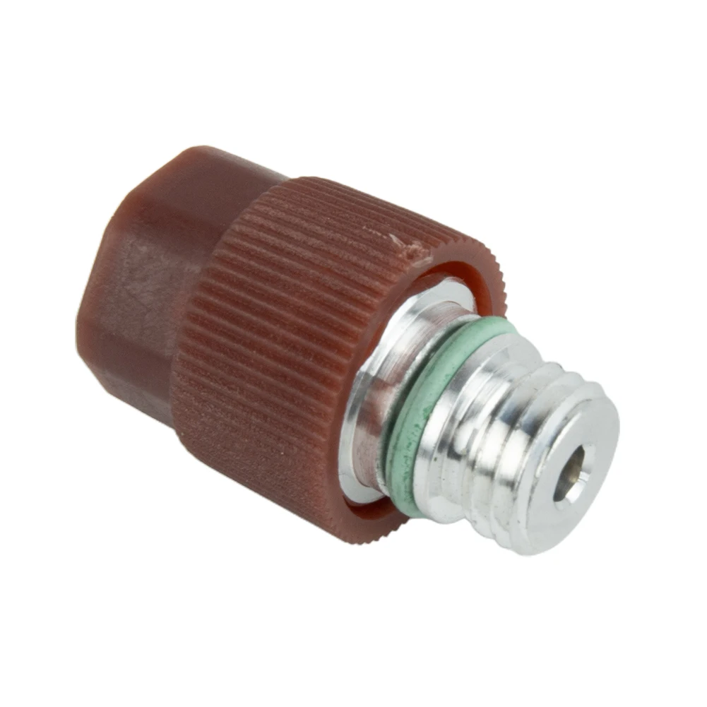 1pc A/C Service Valve High Side R-134a Port Adapter With Repable Valve Cores M12 - £41.13 GBP