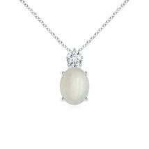 Authenticity Guarantee

ANGARA Moonstone Solitaire Pendant Necklace with Diam... - £715.16 GBP+