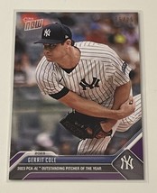 Gerrit Cole 15/25 2023 Topps NOW PCA #PCA-7 AL Player of the Year MLB NY Yankees - £24.82 GBP