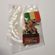 Vintage 1994 World Cup USA Mascot Coca Cola Lapel Pin Ireland Ireland Flag - £6.25 GBP