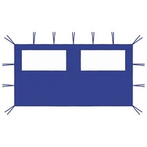  Gazebo Sidewall with Windows 13.1'x6.6' Blue - $1,512.79 MXN