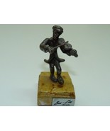 Judaica 925 Silver Figurine of Jewish Dancing Fiddle Player,  H 8 cm - £40.03 GBP