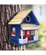 Birdhouse Home Bazaar Bow Wow Bird House, Blue - $59.05