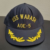 Vintage Northstar USS WABASH AOE-5 US Navy Oiler Embroidered Gold Leaf H... - £35.31 GBP