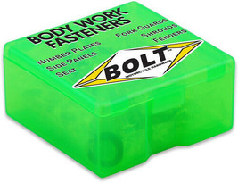 Bolt MC Hardware Full Plastics Fastener Kit For 2001-2013 Kawasaki KX100... - $25.99
