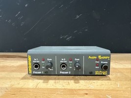 Midiman Audio Buddy 2 Channel Microphone Mic Preamp &amp; Direct Box Phantom Power - £31.27 GBP