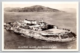 Alcatraz Island San Francisco Bay CA California RPPC Postcard X21 - $7.95