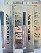 2 PC - Loreal Unbelieva Brow Gel 563 Dark Blonde - $18.75