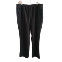 Denim &amp; Co. Active Fleece Pants Gray Size Large Straight Leg Casual Large - £15.94 GBP