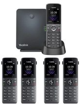 Yealink IP Phone W73P Bundle of W70B Base and W73H handset + 4-Unit W73H Handset - £357.60 GBP