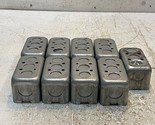 9 Quantity of Steel 1-Gang Utility Boxes 4&quot; x 2-1/8&quot; x 2-1/8&quot; (9 Quantity) - £31.92 GBP