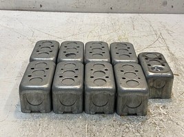 9 Quantity of Steel 1-Gang Utility Boxes 4&quot; x 2-1/8&quot; x 2-1/8&quot; (9 Quantity) - £31.92 GBP