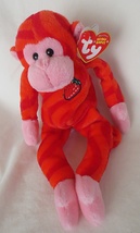 Ty Twirly the 9-inch Striped Monkey Beanie Baby (2009) - £10.13 GBP