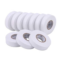 10-Pack White Electrical Tape Waterproof, 3/4 in X 66Ft, Industrial Grad... - $26.17