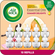 Plug in Scented Oil Refill, 10Ct, Summer Delights, Scented Oil, Air Freshener, E - £23.18 GBP