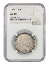 1912-D 50C NGC AU58 - £500.08 GBP