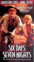 Six Days, Seven Nights [VHS 2000] 1998 Harrision Ford, Anne Heche, Danny Trejo - £1.77 GBP