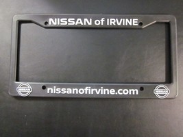 Nissan of Irvine License Plate Frame Dealership Plastic - £14.94 GBP