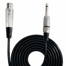 Pyle 30ft. Professional Microphone Cable - 1/4 Inch Male To XLR Female Audio Cor - £21.78 GBP