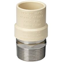 Homewerks Schedule 40 3/4 in. Slip X 3/4 in. D MPT CPVC Transition Adapter - $9.95