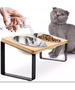 Elevated Cat Bowls Raised Cat Bowls for Indoor Cats Cat Bowls Elevated S... - $242.33 MXN