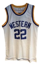 Butch Mcrae Western Blue Chips Movie Basketball Jersey Sewn White Any Size image 4