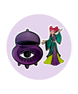 Hocus Pocus Disney Pins: Winifred Winnie Sanderson and Cauldron - $736.04 MXN