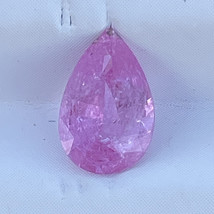 Certified 100% Natural Earth Mine Pink Sapphire 1.14 Cts Pear Cut Loose Gemstone - £405.98 GBP