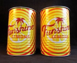 Myer&#39;s Funshine Lemon Cans Set Of 2 Lemonade Switcha Beverage Cups Rare! - £13.14 GBP