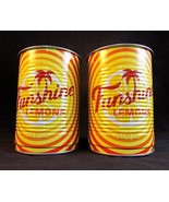 MYER&#39;s FUNSHINE LEMON CANS Set of 2 Lemonade SWITCHA Beverage Cups RARE! - $22.72 CAD