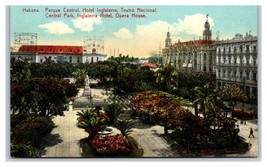 Central Park and Opera House Havana Cuba UNP DB Postcard B19 - £3.12 GBP