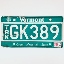 1990 United States Vermont Green Mountain Truck License Plate TRK GK389 - €14,53 EUR