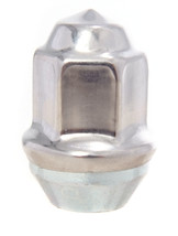 ONE NEW Ford Mustang Factory OEM Polished Stainless Lug Nut 1/2" Right Thread - $9.40