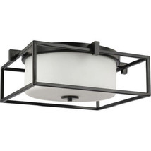 Progress P350171-031 Chadwick 2 Light 15&quot; Flush Mount Ceiling Light, Mat... - $200.00