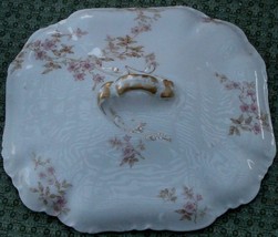 Vintage Haviland Limoges Hand Painted China Lid, Square, VERY GOOD COND - £21.05 GBP