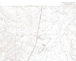 Wieland Flat, Nevada 1971 Vintage USGS Topo Map 7.5 Quadrangle Topographic - $23.99