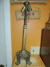 Vintage Lamp 25" Cast Metal Art Deco / Nouveau / Revival Antique Brass /... - $40.49 Vintage Lamp 25" Cast Metal Art Deco / Nouveau / Revival Antique Brass /... - $40.49