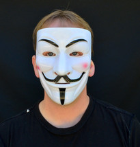 Halloween Purge Mask Original Grin Costume Anonymous Mens Mask - £10.41 GBP