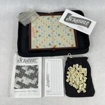 Hasbro Scrabble Travel Game 2001 Zip-up Folio Edition 2-4 Players 100% Complete - £14.01 GBP