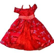 Disney Parks Girls Size 6 XS Elena of Avalor Red Princess Dress - £38.36 GBP