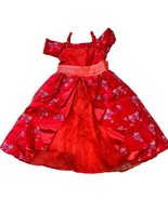 Disney Parks Girls Size 6 XS Elena of Avalor Red Princess Dress - £37.52 GBP