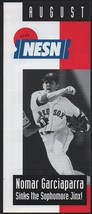 Nomar Garciaparra 1998 Boston Red Sox NESN Ad Brochure Schedule - £1.96 GBP