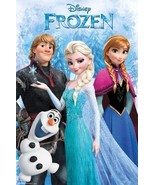 FROZEN MOVIE POSTER ~ KRISTOFF CAST 22x34 Olaf Anna Elsa Disney - $9.00