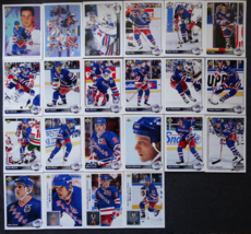 1992-93 Upper Deck UD New York Rangers Team Set of 22 Hockey Cards - £7.86 GBP