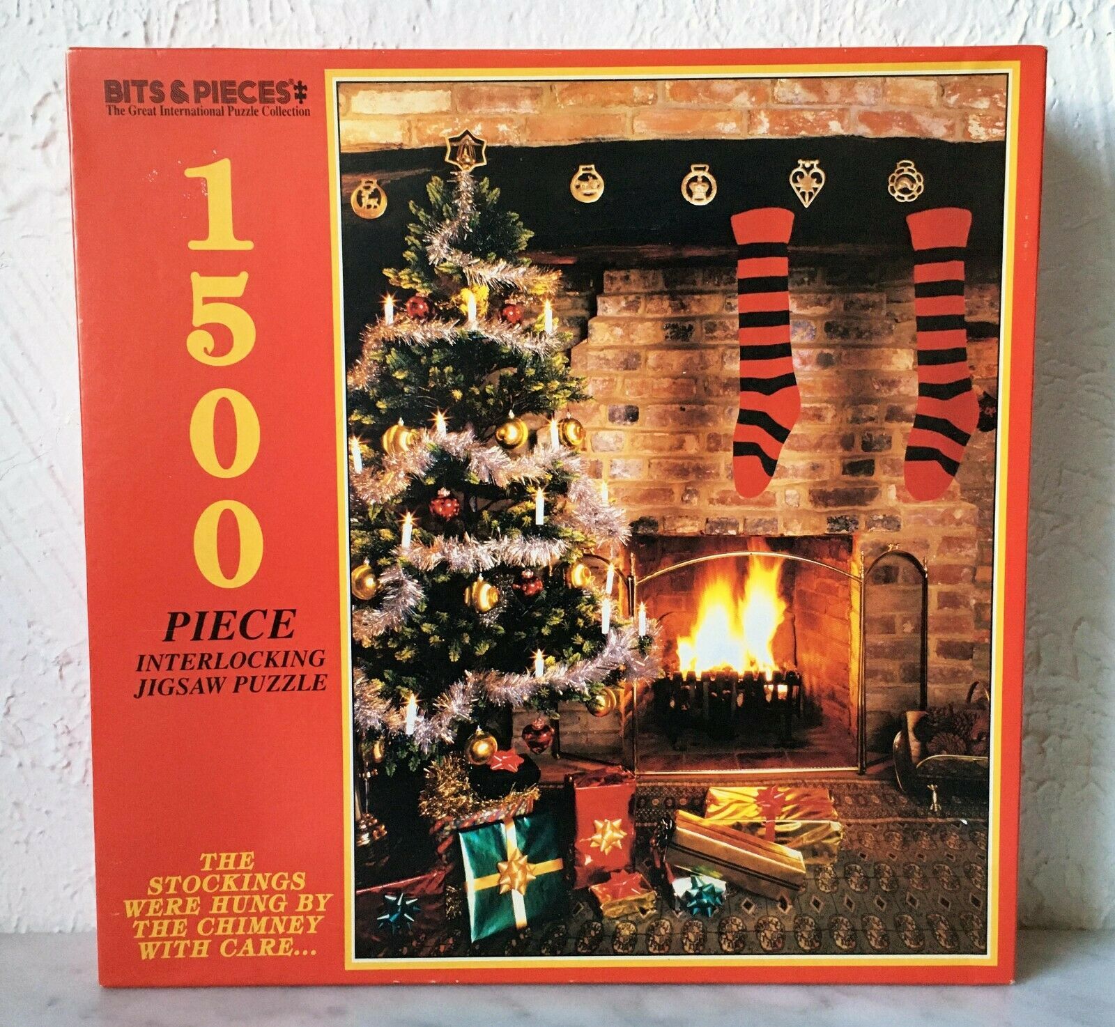 Primary image for Vintage Christmas Stockings Hung By The Chimney 1500 Piece Bits & Pieces Puzzle