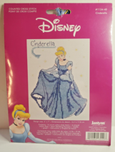 Janlynn Disney Cinderella 5&quot;x 7&quot; Counted Cross Stitch Picture Kit # 1134-40 - £7.74 GBP