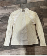 Beifei Dress Lace Long Sleeve Shirt Size LG - $20.37 CAD