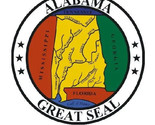Seal of The State of Alabama Sign Decal Sticker R522 - $1.95+
